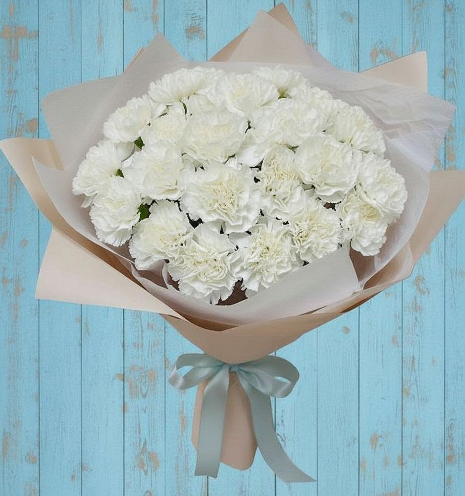 Букет цветов из: Гвоздики в Милославском