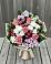 Букет цветов из: Альстромерии, Гвоздики, Розы и Хризантемы в Милославском