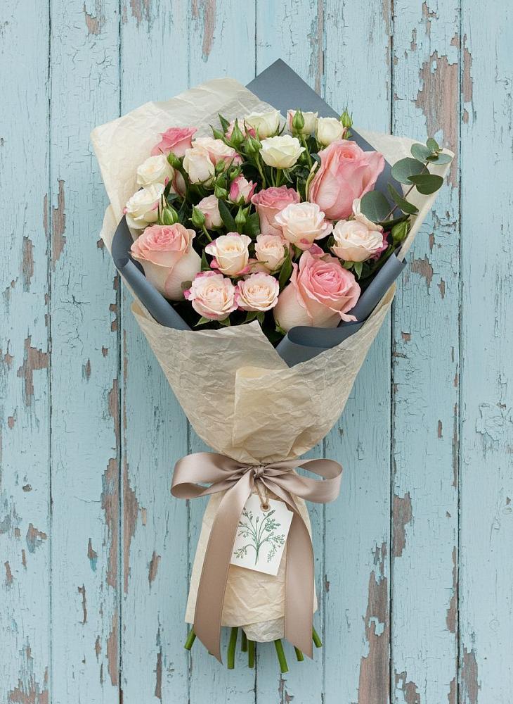 Букет цветов из: Розы в Милославском