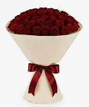 Букет 101 Бордовая роза Блэк Бакарра в Милославском