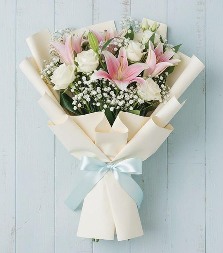 Букет цветов из: Лилии в Милославском