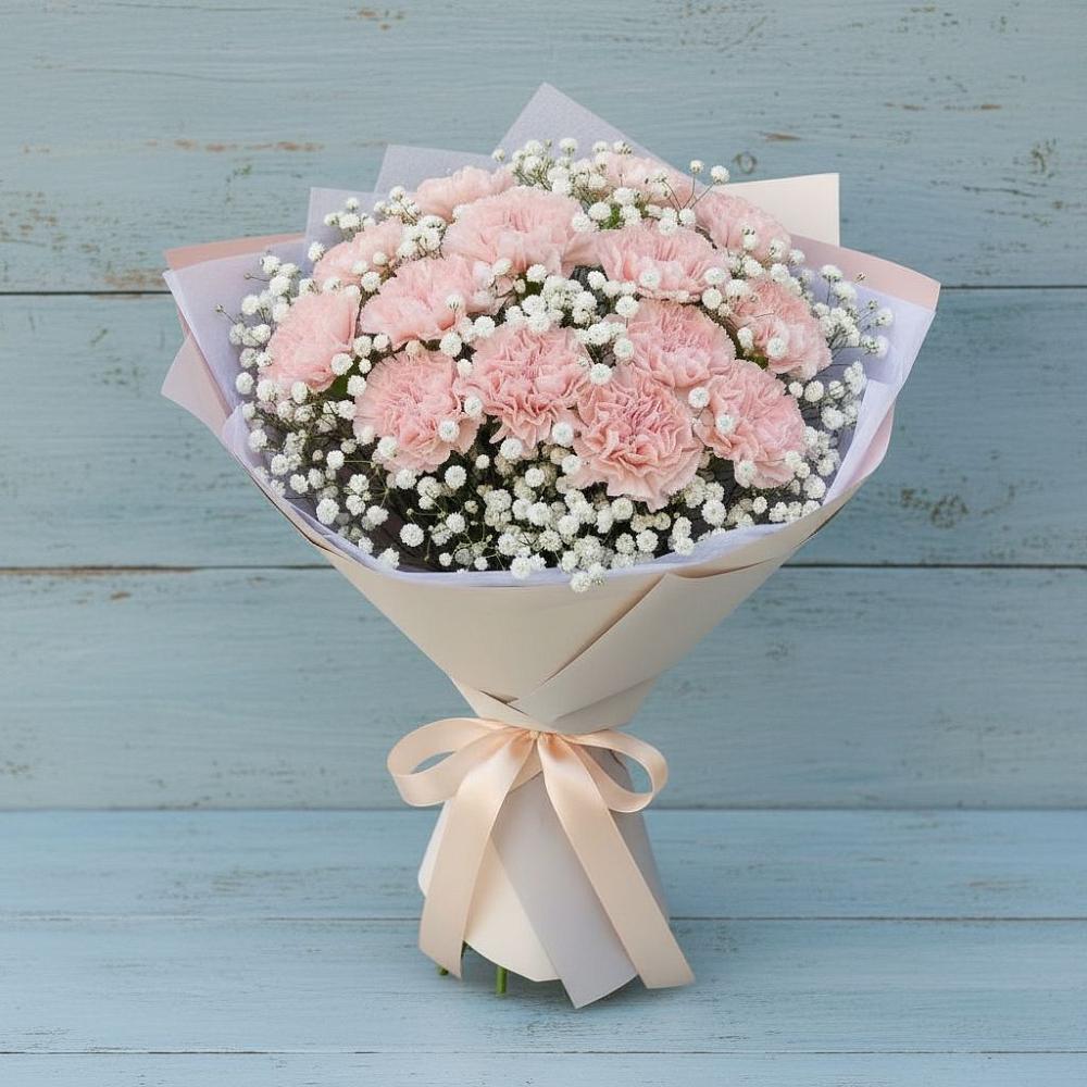 Букет цветов из: Гвоздики в Милославском