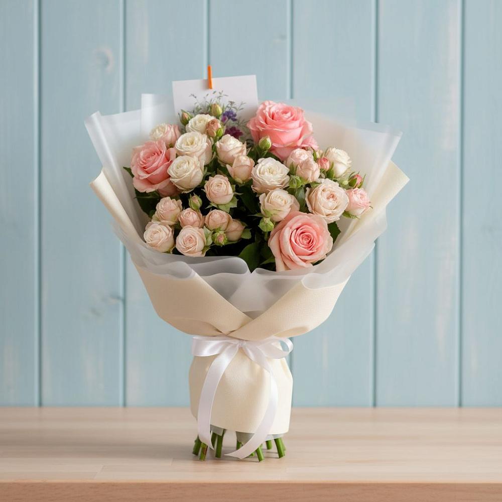 Букет цветов из: Розы в Милославском