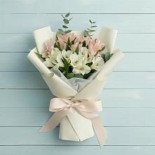 Букет цветов из:  Альстромерии #REPLACE_PRED# Милославском