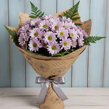 Букет цветов из:  Хризантемы #REPLACE_PRED# Милославском