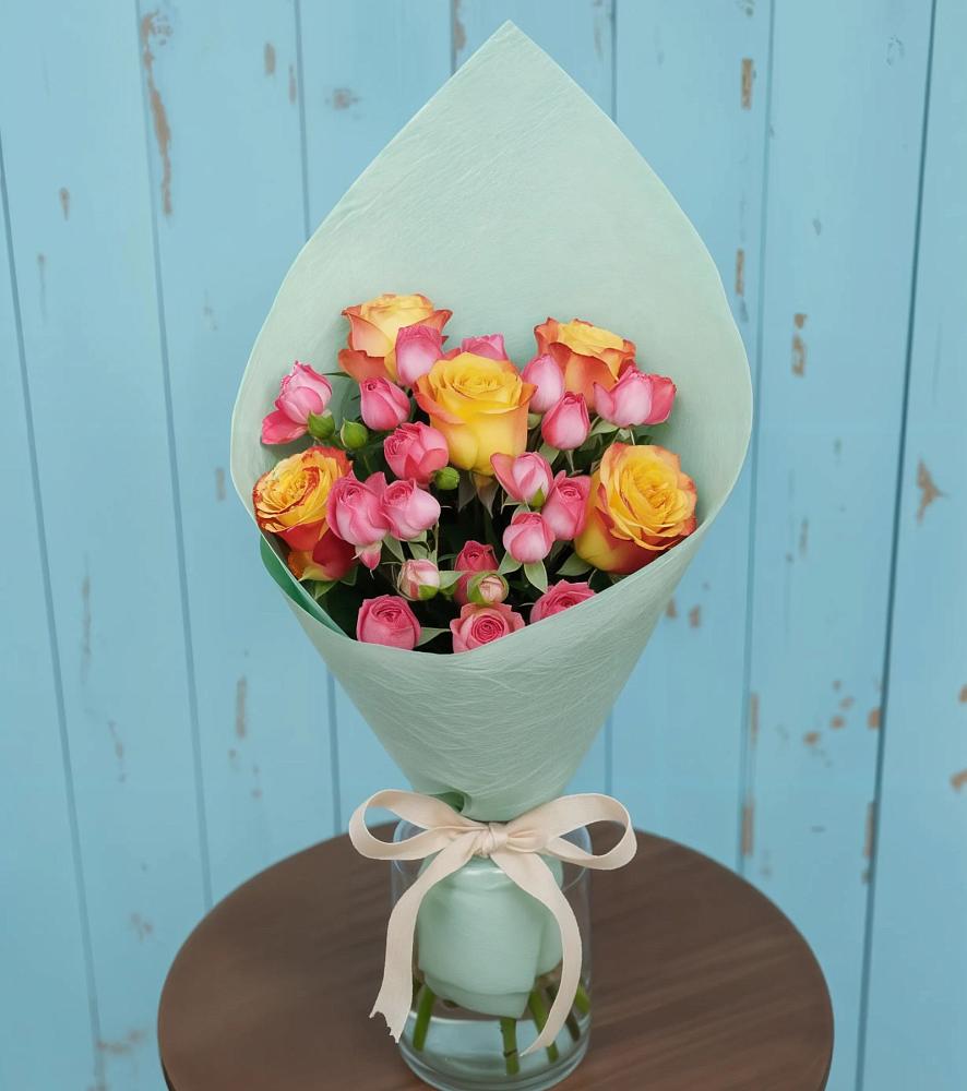 Букет цветов из: Розы в Милославском