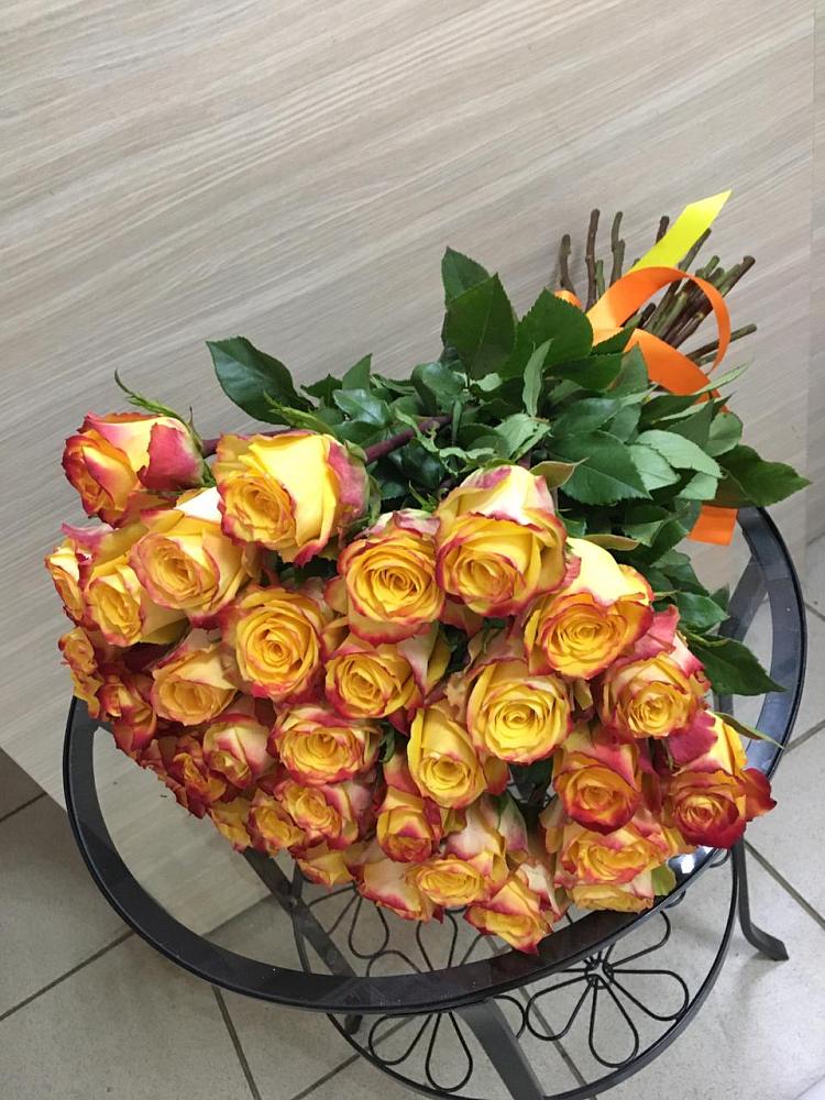 Букет Желтые розы в Милославском