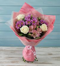Букет цветов из:  Герберы в Милославском