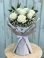 Букет цветов из:  Розы в Милославском