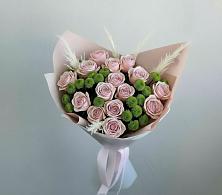 Букет цветов из:  Розы и Хризантемы в Милославском