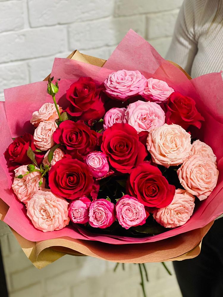 Букет цветов из: Розы в Милославском