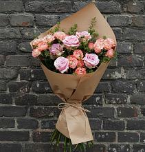 Букет цветов из:  Розы в Милославском