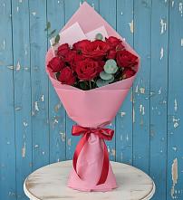 Букет цветов из:  Розы в Милославском
