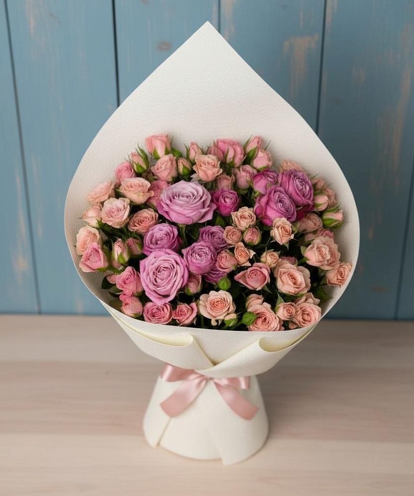 Букет цветов из: Розы в Милославском