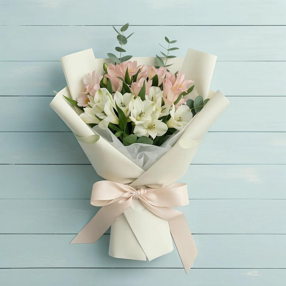 Букет цветов из: Альстромерии в Милославском