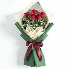 Букет цветов из:  Розы в Милославском